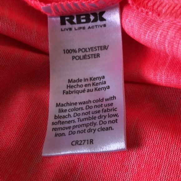 👛 2/$15 RBX Short Sleeve Pink Athletic Tee Shirt, Small - Picture 8 of 9
